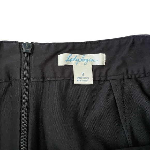 Lady Hagen black skort with pockets size 8 - Picture 4 of 6
